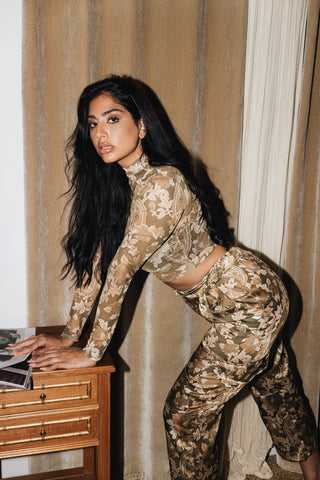 Sarah cargo pants green