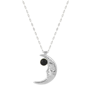 Galaxy Silver Pendant (Aventurine)Black