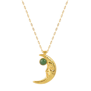 Galaxy Gold Pendant (Aventurine )