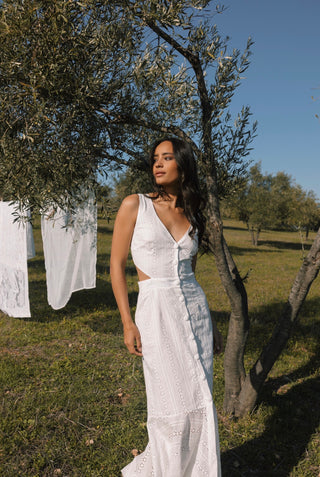 OPALINE BUTTON DRESS