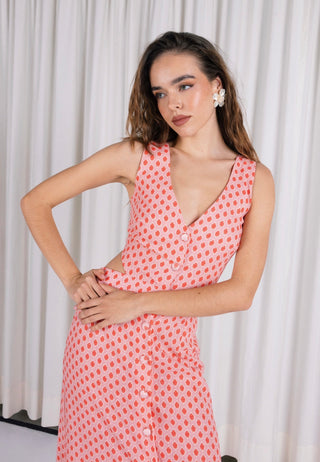 MIRELLA BUTTON DRESS