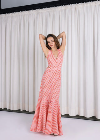 MIRELLA BUTTON DRESS