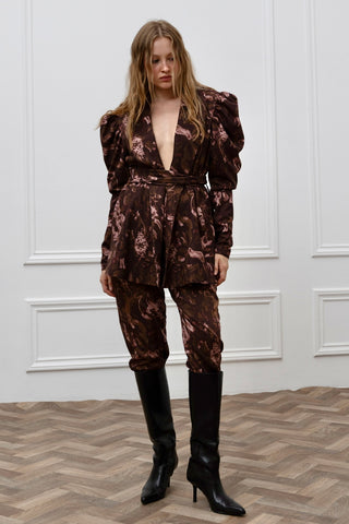 Rosette Wrap Jacket