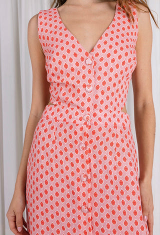 MIRELLA BUTTON DRESS