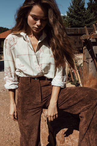 SALOON UNISEX SHIRT RED