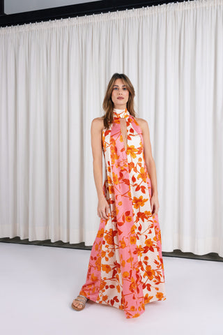 ISADORA NECK TIE DRESS