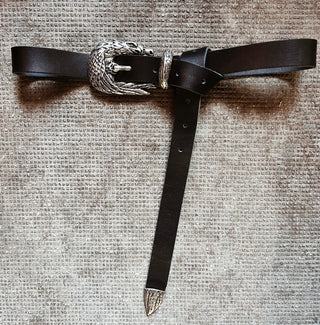 Eagle black -silver belt