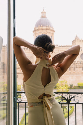 SYMPHONY WIDE LEG PANTS