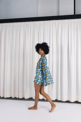 AQUA KNITTED VOLAN SHORTS
