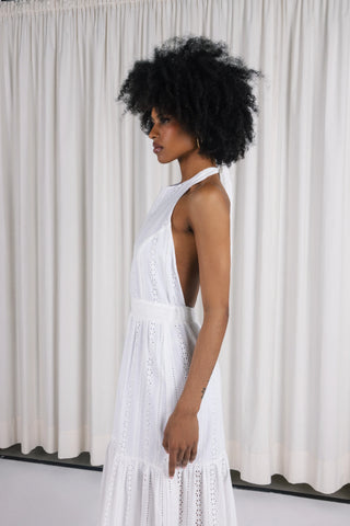 OPALINE BACKLESS DRESS
