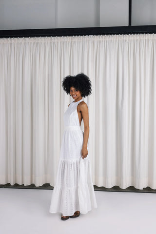OPALINE BACKLESS DRESS