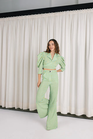 CALISTA BALLOON WRAP TOP