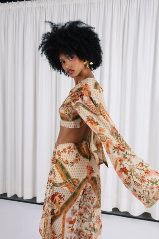 CALYPSO TOP WIDE SLEEVES