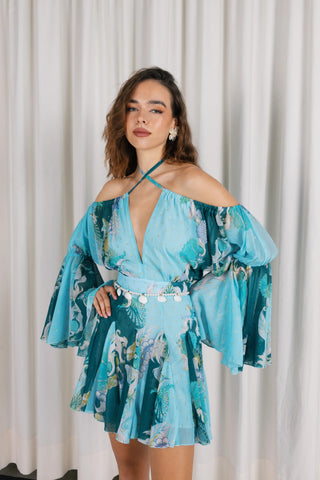 NAIA MINI DRESS W/SLEEVES