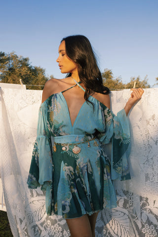 NAIA MINI DRESS W/SLEEVES
