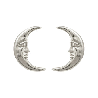 Moon Earrings Silver